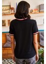 Γυναικείο μπλουζάκι Olalook TSH-19000562/Black