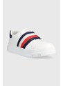 Παιδικά αθλητικά παπούτσια Tommy Hilfiger χρώμα: άσπρο