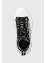 Πάνινα παπούτσια Karl Lagerfeld KL42959 LUNA χρώμα: μαύρο KL42959 F3KL42959