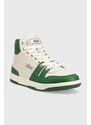 Δερμάτινα αθλητικά παπούτσια Mercer Amsterdam The Brooklyn High χρώμα: πράσινο
