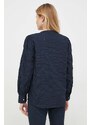 Βαμβακερό πουκάμισο Tommy Hilfiger χρώμα: ναυτικό μπλε