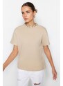 Γυναικείο t-shirt Trendyol Collar Printed