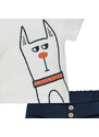Σετ σορτς - μπλούζα με σκύλο EMC CO2995