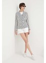 Βαμβακερό blazer Polo Ralph Lauren χρώμα: άσπρο