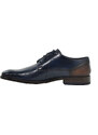 Ανδρικά παπούτσια BUGATTI 311-AEM01-1000 4100 DARK BLUE μπλε δέρμα