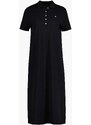 Γυναικεία Φορέματα - Ολόσωμες Φόρμες Pique.Polo.Dr Μαύρο Βαμβάκι GANT