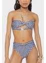 GUESS Bikini Top Bandeau W/Removable Cups E3GJ19MC04R l71k small white blue vic