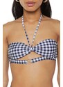 GUESS Bikini Top Bandeau W/Removable Cups E3GJ19MC04R l71k small white blue vic