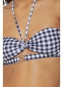 GUESS Bikini Top Bandeau W/Removable Cups E3GJ19MC04R l71k small white blue vic