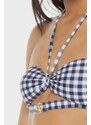 GUESS Bikini Top Bandeau W/Removable Cups E3GJ19MC04R l71k small white blue vic