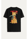 UnitedKind Yakuza Cat, T-Shirt σε μαύρο χρώμα