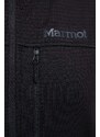 Αθλητική μπλούζα Marmot Preon γυναικεία, χρώμα: μαύρο, με κουκούλα