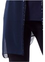 ANNA RAXEVSKY Γυναικεία μπλέ τουνίκ με χιαστί πλάτη Z23101 BLUE, Χρώμα Μπλε Σκούρο, Μέγεθος S