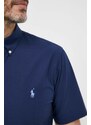 Πουκάμισο Polo Ralph Lauren χρώμα: ναυτικό μπλε