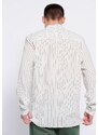 FUNKY BUDDHA Yarn dyed ριγέ ανδρικό πουκάμισο