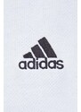Βαμβακερή μπλούζα adidas NHL Pittsburgh Penguins 0 γυναικεία, χρώμα: άσπρο, με κουκούλα H-MVPSP15WBP-QL IK8387
