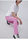 Παντελόνι adidas Originals γυναικείo, χρώμα: ροζ