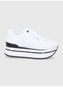 Παπούτσια Guess HANSIN χρώμα: άσπρο FL5HNS PEL12