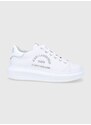 Δερμάτινα παπούτσια Karl Lagerfeld KAPRI χρώμα: άσπρο F30
