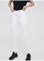 Βαμβακερό παντελόνι Rossignol χρώμα: άσπρο