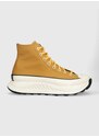 Πάνινα παπούτσια Converse Chuck 70 AT-CX HI χρώμα: κίτρινο, A02778C