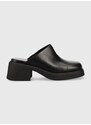 Δερμάτινες παντόφλες Vagabond Shoemakers Shoemakers DORAH γυναικείες, χρώμα: μαύρο, 5542.201.20