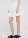Βαμβακερή φούστα Pepe Jeans Prana χρώμα: άσπρο