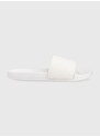 Παντόφλες Calvin Klein POOL SLIDE - MONO χρώμα: άσπρο, HW0HW01624