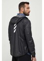 Αδιάβροχο μπουφάν adidas TERREX Agravic ανδρικό, χρώμα: μαύρο