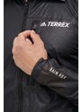 Αδιάβροχο μπουφάν adidas TERREX Agravic ανδρικό, χρώμα: μαύρο