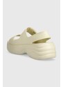 Σανδάλια Crocs Skyline Slide χρώμα: μπεζ, 208183