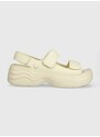 Σανδάλια Crocs Skyline Slide χρώμα: μπεζ, 208183