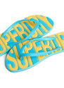 Superdry Vintage Vegan Flip Flop Beach Blue - Γυναικείες Σαγιονάρες Μπλε (WF310197A BVT)