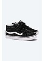 Πάνινα παπούτσια Vans SK8-Mid Reissue χρώμα: μαύρο