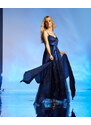 LQ Fashion Φόρεμα Μάξι Μπλε
