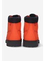 Workers σουέτ Timberland 6 in WaterProof Boot χρώμα: πορτοκαλί