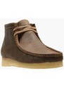 Clarks Originals Δερμάτινα κλειστά παπούτσια Clarks Wallabee Boot χρώμα: καφέ 26155513 F326155513