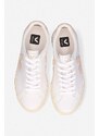 Δερμάτινα αθλητικά παπούτσια Veja Esplar Logo χρώμα: άσπρο EO0202335