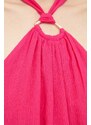 Μπλουζάκι Dkny χρώμα: ροζ