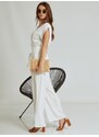 Celestino Ολόσωμη φόρμα με αποσπώμενη ζώνη λευκο για Γυναίκα