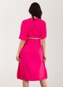 FREE WEAR Φόρεμα Γυναικείο με Ζώνη - Φούξ - 030002