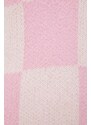 Γιλέκο από μείγμα μαλλιού Stine Goya χρώμα: ροζ