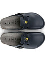 Birkenstock Boston ESD Natural Leather Narrow Fit Blue Γυναίκες - Σανδάλια Birkenstock - Μπλε - 61388-3.5