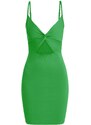 Celestino Φόρεμα με άνοιγμα πρασινο για Γυναίκα
