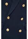 Μπλέιζερ με μίγμα μαλλιού Polo Ralph Lauren χρώμα: ναυτικό μπλε