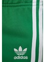 Βρεφική φόρμα adidas Originals χρώμα: πράσινο