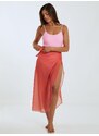 Celestino Πολύχρωμη φούστα παρεό ροζ πορτοκαλι για Γυναίκα