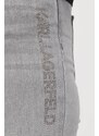 KARL LAGERFELD Jeans Skinny Logo Denim 235W1105 d93 grey denim