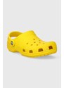 Παντόφλες Crocs χρώμα: κίτρινο