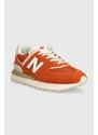Αθλητικά New Balance 574 χρώμα: πορτοκαλί